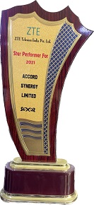 CERTIFICATE OF EXCELLENCE AWARD, 2016 FROM AIRTEL